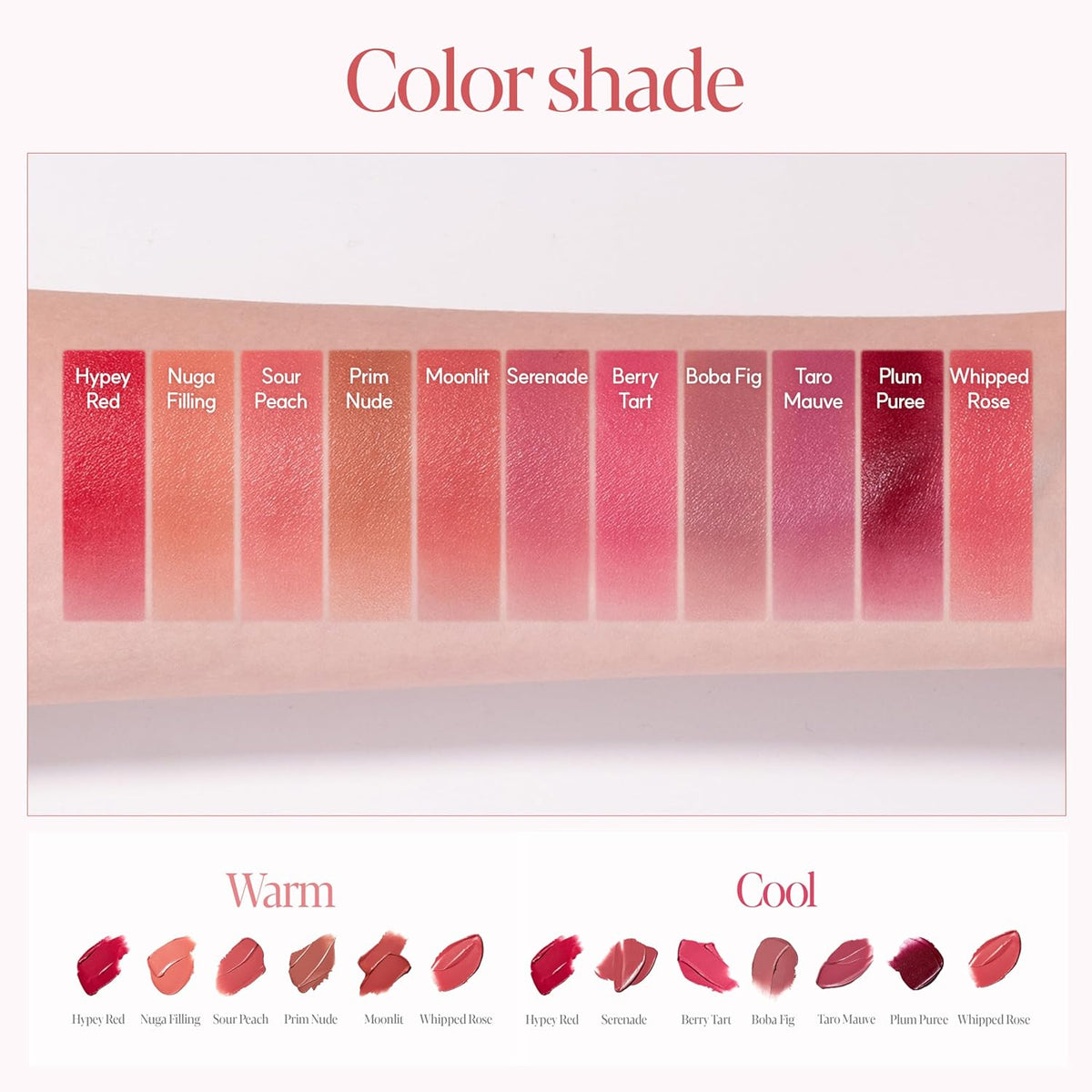 Espoir Couture Lip Tint Fitting Blur #2 Nougat Filling 0.14oz | Soft and Creamy Color for Blurry Lip Look | Smudge-Proof Fixing Lip Stain | Lightweight and Comfortable Matte Finish