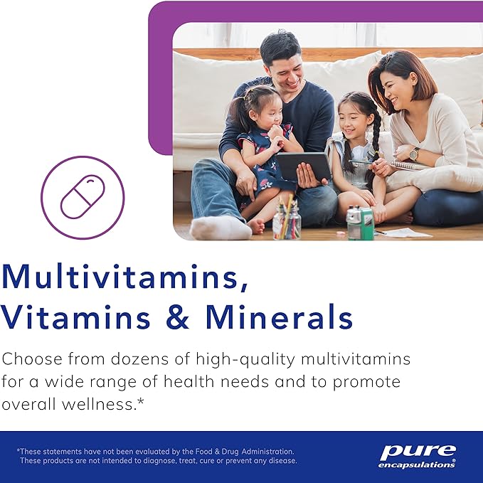 Pure Encapsulations B6 Complex - Supports Nervous System & Brain Health* - Includes B Vitamins - Contains Enriched Vitamin B6 - Non-GMO & Gluten Free - 60 Capsules