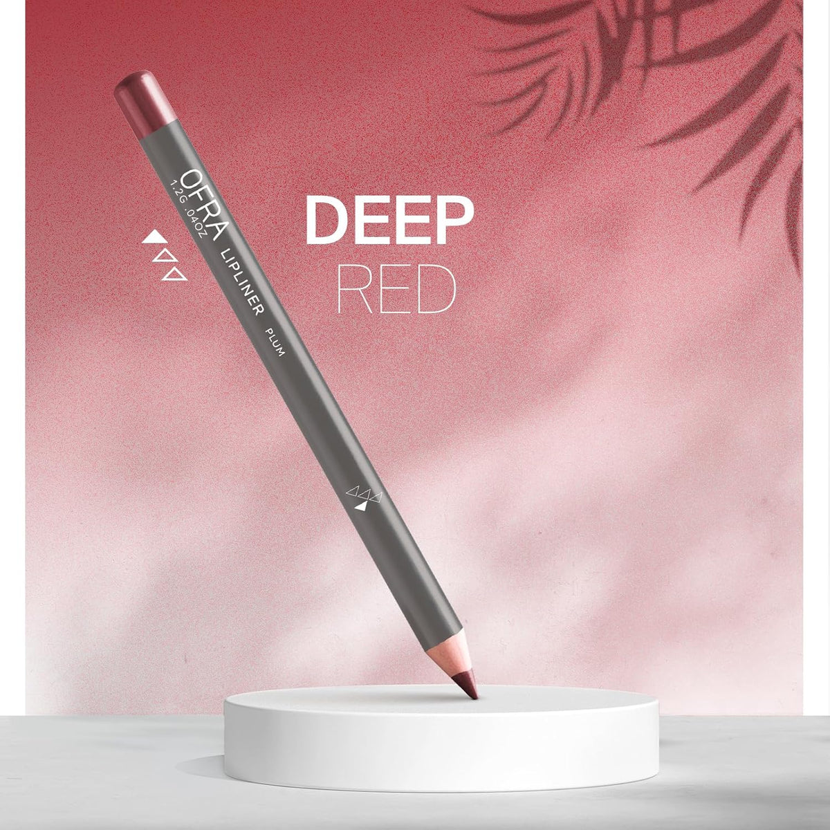 Ofra Lipliner Pencil - Plum | High-Pigment Lipliner for Defining & Shaping Lips | Smooth, Precise Application | Long-Lasting Wear Lipliners | 0.04oz