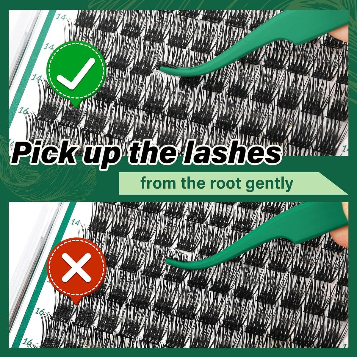 Lash Clusters 144pcs Individual Lashes D Curl 16mm Eyelash Clusters KEYYOU Air Touch Cluster Lashes Super Lightweight Soft Wispy Comfortable Easy DIY at Home(Air03-D-16mm)