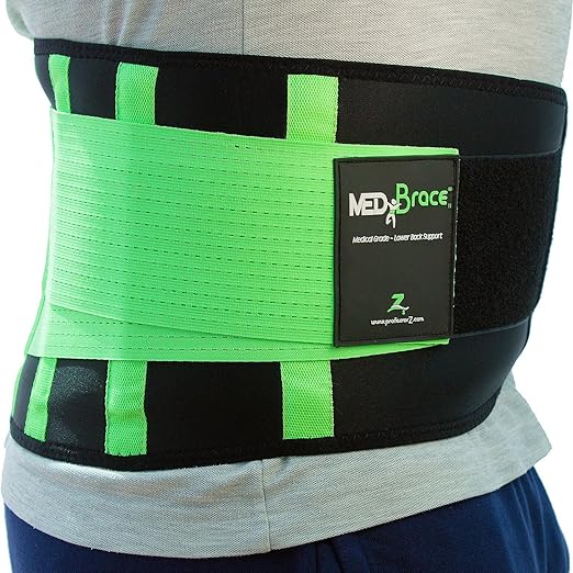 Back Brace Support Belt for Lower Lumbar Pain Relief for Men and Women - Medical Grade Orthopedic Waist Compression for Sciatica Nerve, Scoliosis, Disc or Lifting at Work
