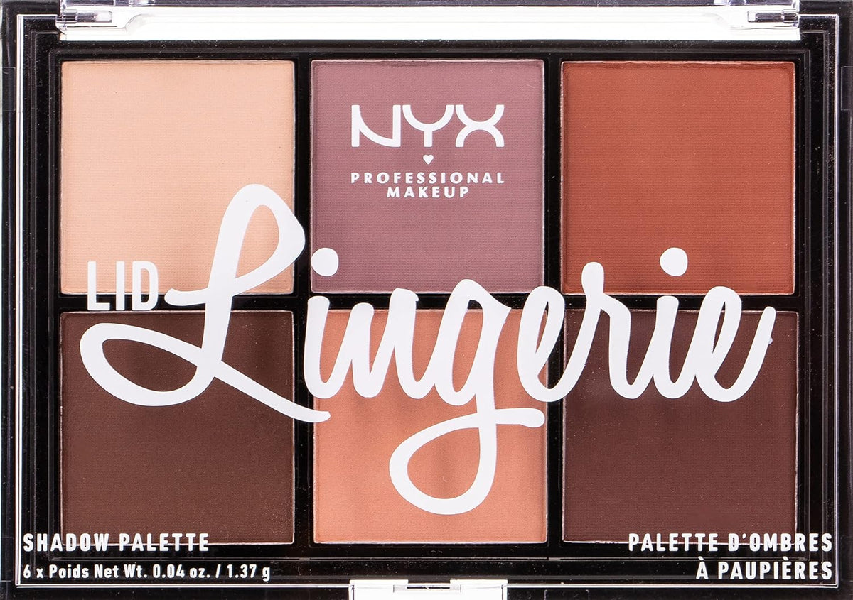 NYX PROFESSIONAL MAKEUP Lid Lingerie Shadow Palette, Eyeshadow Palette