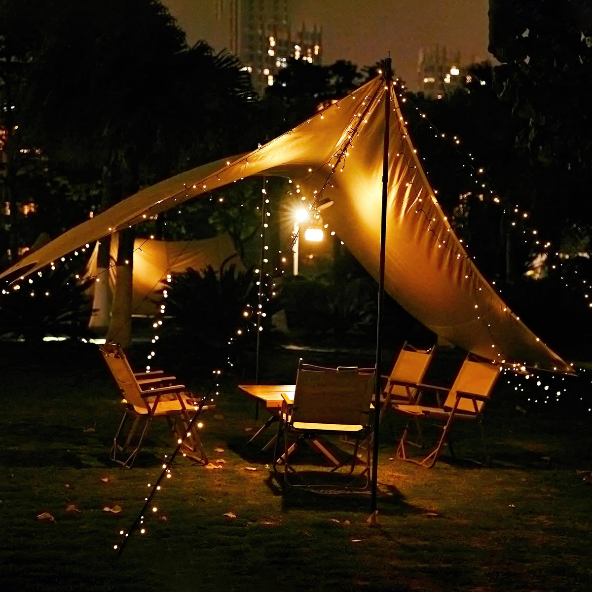 Selarlyt 2 Pack Solar String Lights for Outside, 72FT 200 LED Solar Christmas Lights Outdoor with 8 Lighting Modes, IP65 Waterproof Solar String Lights Outdoor for Garden Party Tree Decor,Warm White