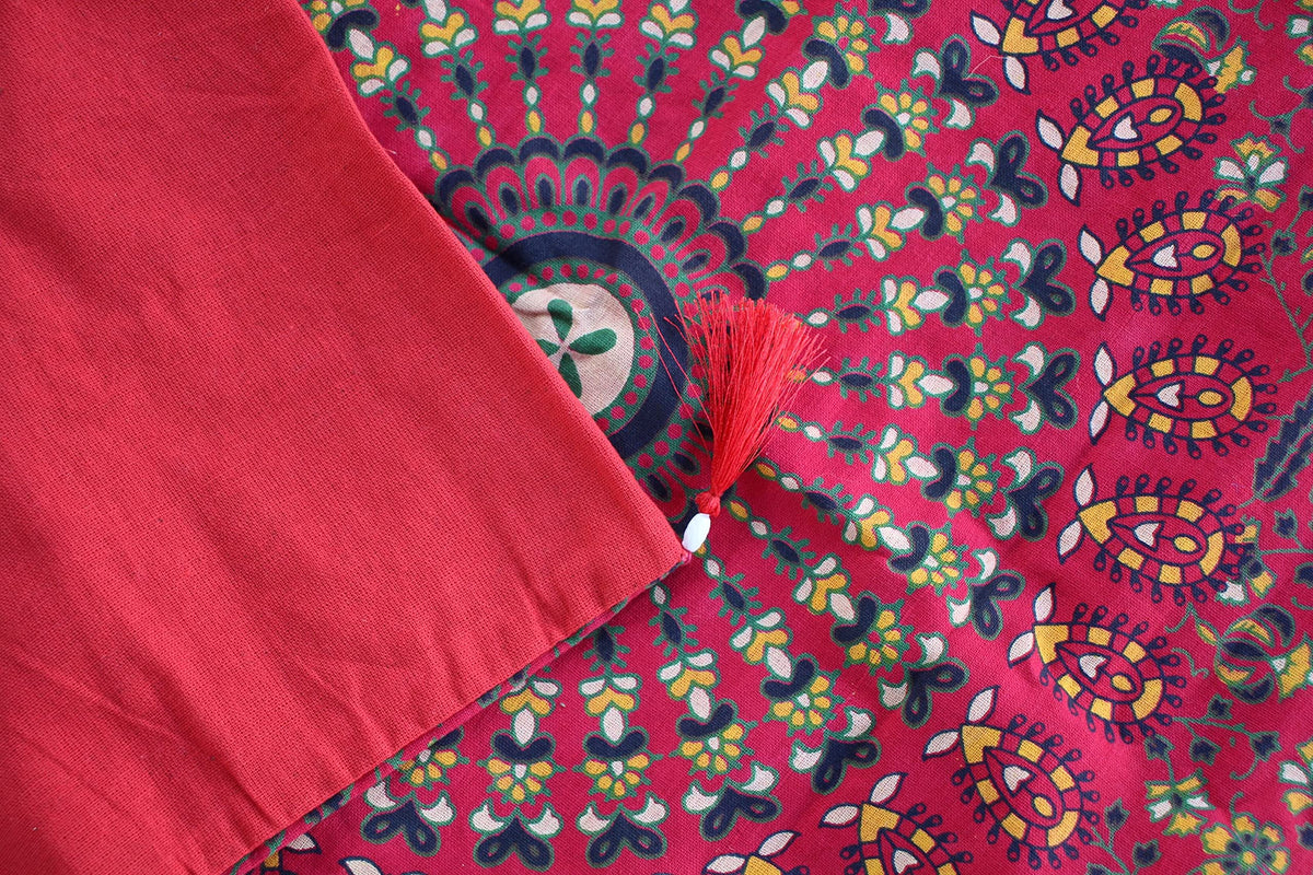 Third Eye Export 100% Cotton Mandala Pillow Covers Set of 5 Pcs Throw Pillows for Couch Decorative Pillow Covers 16x16 in. Boho Throw Pillows Farmhouse Pillow Covers for Arabian Night Party