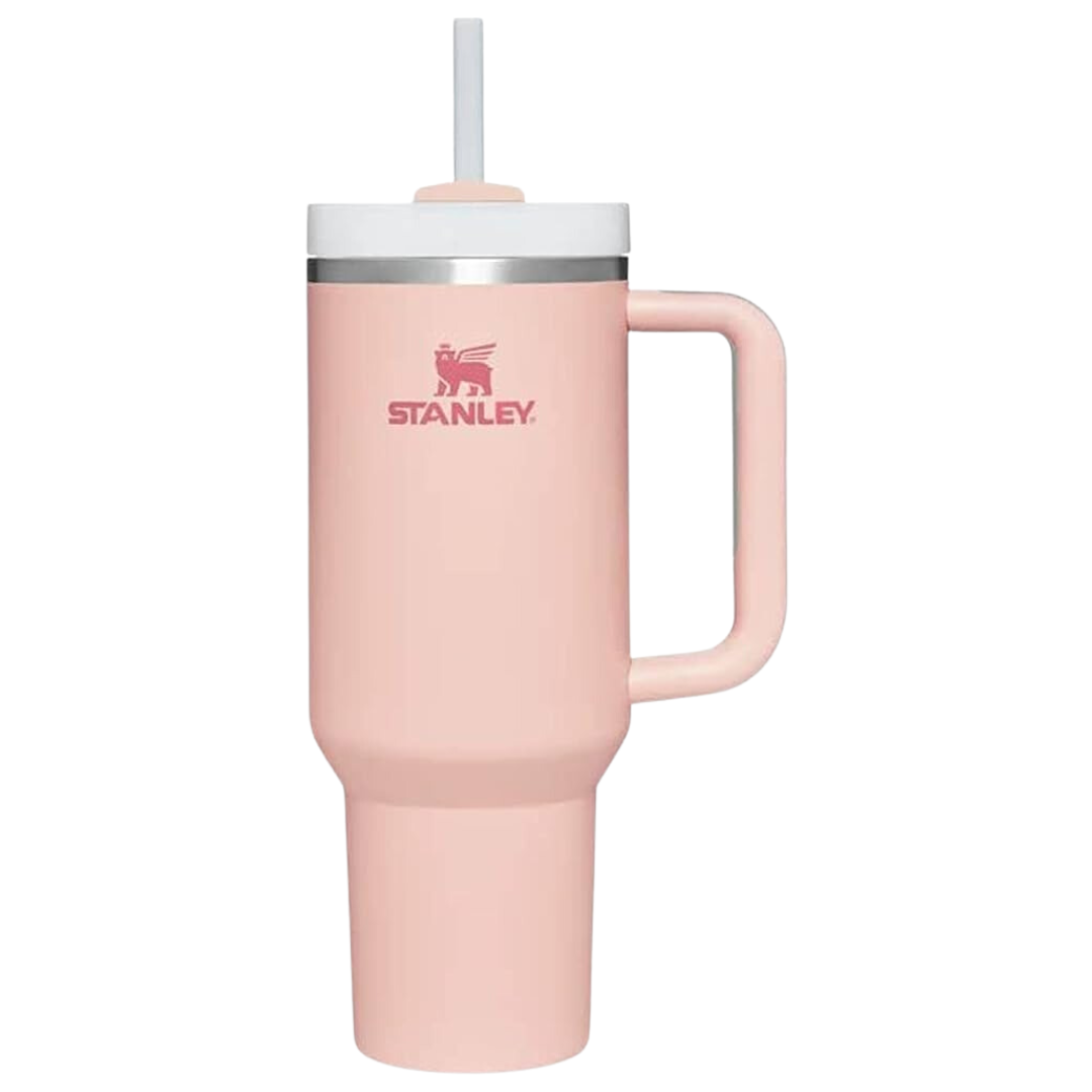 Pink Stanley 40 oz Tumbler Cup Quencher
