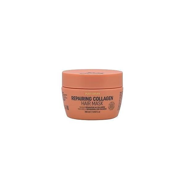 RICH Pure Luxury Silver Blonde Hair Mask - Purple Treatment for Blonde, Platinum, Bleached, Silver, Gray, Ash & Brassy No Yellow Tones 8.45 Oz