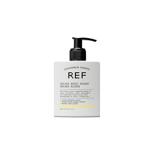 Reference of Sweden REF Colour Boost Golden Blonde Masque Enhances Colour-Processed Hair 6.7 oz