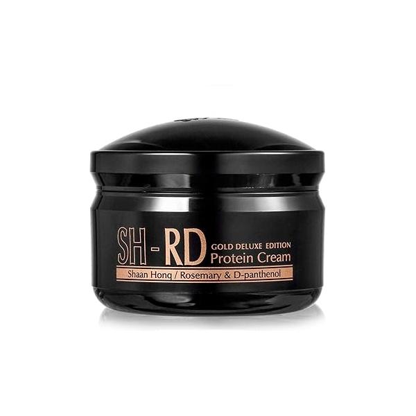 SH-RD Protein Cream Gold Deluxe Edition | Deep Conditioner for Dry Damaged Hair Leave-In w/Rosemary & Leaf Repair Split Ends, Promote Shine - 2.71oz/80ml