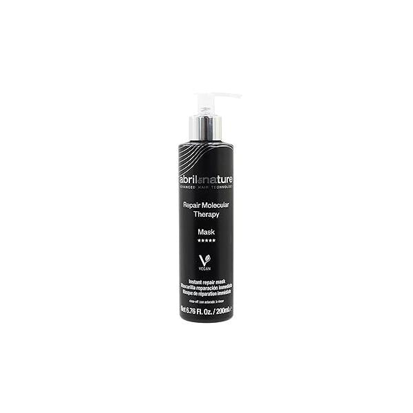 Professional Mask Molecular Therapy - For Damaged, Overprocessed, or Aging Hair Restructures, Repairs, and Fills the Fiber Nourishing Hydrating Vegan 200 ml