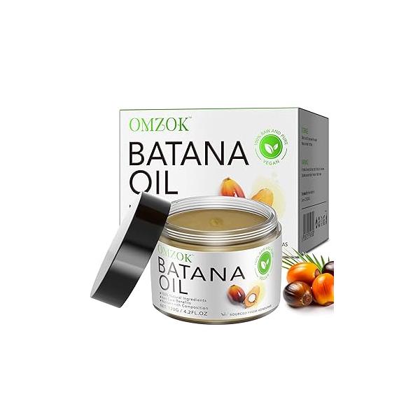 Marianp Batana Oil For Hair Growth - Raw 100% Pure Organic Dr. Sebi From Honduras Stronger Thicker Longer Hair, Enhances & Scalp Radiance, Repair Damaged Brown