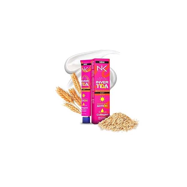 Nourishing Day Hair Mask - Moisturizing with Collagen, Milk Protein & Oat for Dry and Damaged Thermal Protection Shine 100g tube.